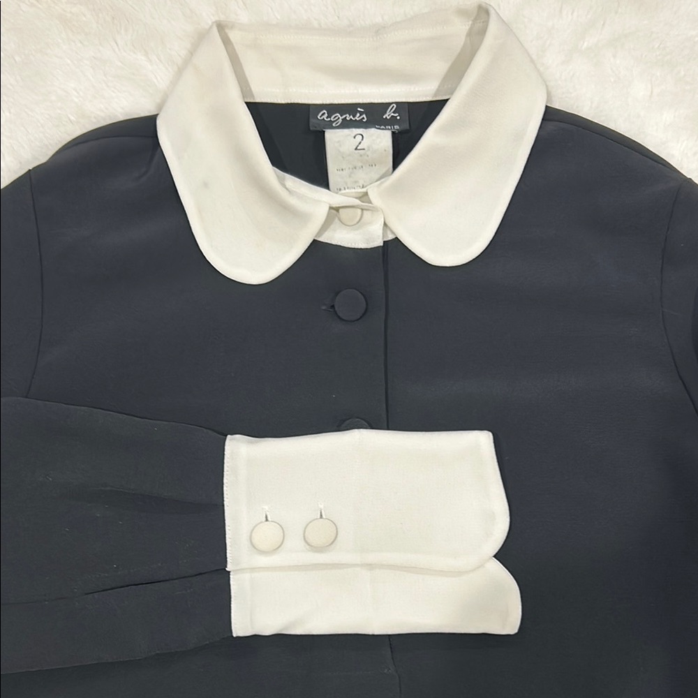 Agnes B. Black and White mini dress ♡